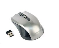 GEMBIRD Myš MUSW-4B-04-BG, černo-šedá, bezdrátová, USB nano receiver