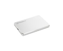 TRANSCEND 2TB StoreJet 25C3S, 2.5", USB-C (3.1 Gen 1) Stylový externí hard disk, ultra-tenký, stříbrný