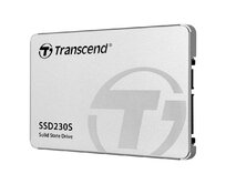 TRANSCEND SSD230S 2TB SSD disk 2.5'' SATA III, 3D TLC, Aluminium casing, 560MB/s R, 520MB/s W stříbrný