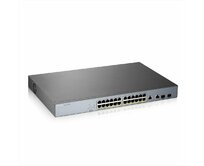 Zyxel GS1350-26HP, 26 Port managed CCTV PoE switch, long range, 375W (1 year NCC Pro pack license bundled)