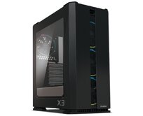 Zalman case X3 černá, Skříň, Middle tower, bez zdroje, ATX, 2x USB 3.0, 2x USB 2.0, průhledná bočnice, ARGB ventilátory