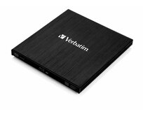 VERBATIM Externí Blu-ray Slimline Ultra HD 4K vypalovačka USB 3.1 Gen 1 (USB-C)