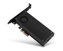 AXAGON PCEM2-DC, PCIe x4 - M.2 NVMe M-key + SATA B-key slot adaptér, chladič, vč. LP