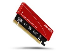 AXAGON PCEM2-S, PCIe x16 - M.2 NVMe M-key slot adaptér, + pasivní chladič