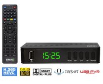 EVOLVEO Alpha T2, HD DVB-T2 H.265/HEVC multimediální rekordér, HDMI, SCART, USB