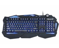 C-TECH herní klávesnice Scorpia V2 (GKB-119), pro gaming, CZ/SK, 7 barev podsvícení, programovatelná, černá, USB