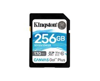KINGSTON 256GB SDXC Canvas Go! Plus 170R/90W CL10 U3 V30