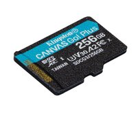 KINGSTON 256GB microSDXC Canvas Go! PLus 170R/100W U3 UHS-I V30 Card bez adapteru