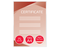 GBC Laminovací kapsy A4 75 mic, matné (100)