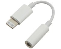 PremiumCord Apple Lightning audio redukční kabel na 3.5 mm stereo jack/female, bílý