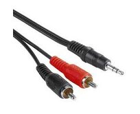 PremiumCord Kabel Jack 3.5mm-2xCINCH M/M 2m