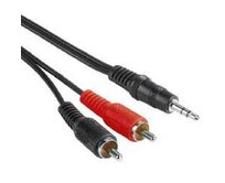 PremiumCord Kabel Jack 3.5mm-2xCINCH M/M 15m