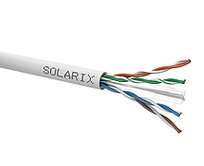 Solarix Instalační kabel CAT6 UTP PVC Eca 305m/box
