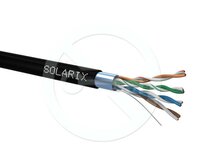 Solarix Venkovní instalační kabel CAT5E FTP PE Fca 305m/box