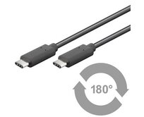 PremiumCord Kabel USB 3.1 konektor C/male - USB 3.1 konektor C/male, 0,5m