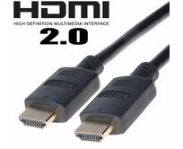 PremiumCord HDMI 2.0 High Speed + Ethernet kabel, zlacené konektory, 0,5m