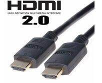 PremiumCord HDMI 2.0 High Speed + Ethernet kabel, zlacené konektory, 2m
