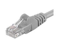 PremiumCord Patch kabel UTP RJ45-RJ45 CAT6 0.1m šedá