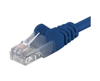 PremiumCord Patch kabel UTP RJ45-RJ45 CAT6 0.25m modrá