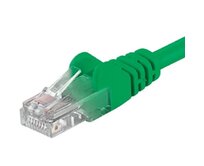 PremiumCord Patch kabel UTP RJ45-RJ45 CAT6 0.25m zelená