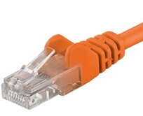 PremiumCord Patch kabel UTP RJ45-RJ45 CAT6 0.5m oranžová