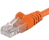 Premiumcord Patch kabel CAT6a S-FTP, RJ45-RJ45, AWG 26/7 0,5m oranžová
