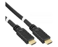 PremiumCord HDMI High Speed with Ether.4K@60Hz kabel se zesilovačem,10m, 3x stínění, M/M, zlacené konektory