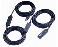 PremiumCord USB 3.0 repeater a prodlužovací kabel A/M-A/F 15m