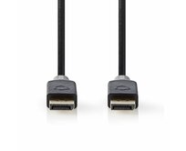 Nedis CCBW37000AT20 - Kabel DisplayPort 1.2 | Zástrčka - Zástrčka | 2 m | Antracit