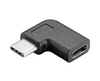 PremiumCord Adaptér USB 3.1 konektor C/male - C/female zahnutý 90°