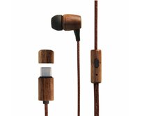 Energy Sistem Earphones Eco Walnut Wood (USB-C, In-ear, Sustainable wood, Hemp cable, Mic, Control Talk)