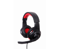 Gembird Sluchátka s mik GHS-U-5.1-01, gaming, 5.1 surround, černo-červená, USB