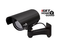 iGET HOMEGUARD HGDOA5666 - IP kamera maketa na stěnu, pro venkovní i vnitřní použití, blikající červená LED dioda