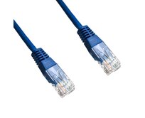 DATACOM Patch cord UTP CAT6 0,5m modrý