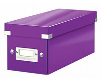 LEITZ Krabice na CD  Click&Store, purpurová