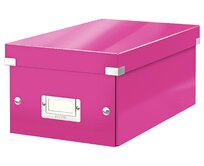 LEITZ Krabice na DVD  Click&Store, růžová
