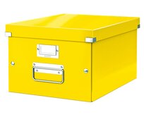 LEITZ Univerzální krabice Click&Store, velikost M (A4), žlutá