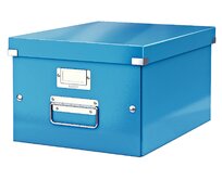 LEITZ Univerzální krabice Click&Store, velikost M (A4), modrá