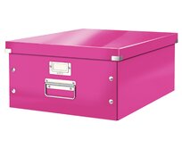 LEITZ Univerzální krabice Click&Store, velikost L (A3), růžová