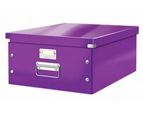 LEITZ Univerzální krabice Click&Store, velikost L (A3), purpurová