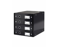 LEITZ Zásuvkový box Click&Store, 4 zásuvky, černá