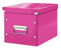 LEITZ Čtvercová krabice  Click&Store, velikost M (A5), růžová