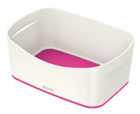 LEITZ Stolní box MyBox, bílá/růžová