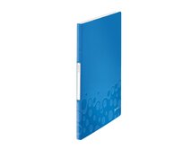 LEITZ Katalogová kniha  WOW, PP, 20 kapes, modrá