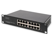 Digitus Gigabit Ethernet Switch 16 port, 10 palců, nespravovaný