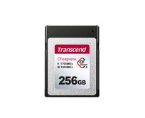 Transcend 256GB CFexpress 820 NVMe PCIe Gen3 x2 (Type B) paměťová karta, 1700MB/s R, 1300MB/s W