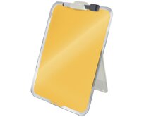 LEITZ Stolní skleněná tabulka na poznámky Cosy teplá žlutá