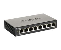 D-Link DGS-1100-08V2/E 8-Port Gigabit Smart Managed Switch- 8-Port 100BaseTX Auto-Negotiating 10/100/1000Mbps Switch