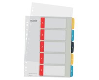 LEITZ Celoplastové rejstříky Cosy A4 popisovatelné na počítači 1-5