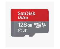 SanDisk MicroSDXC karta 128GB Ultra (100MB/s, Class 10, Android) + adaptér